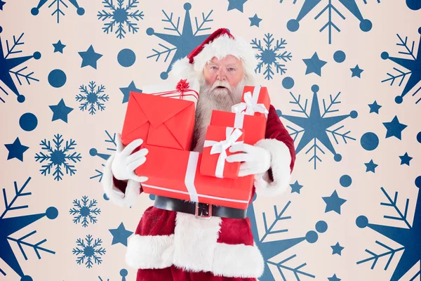 Papai Noel traz poucos presentes — Fotografia de Stock