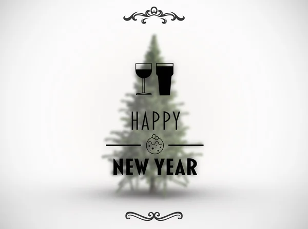 Felice anno nuovo banner — Foto Stock