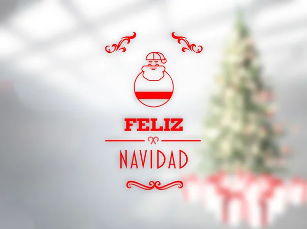 Feliz navidad πανό — Φωτογραφία Αρχείου