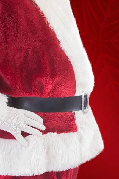 Santa Claus belly — Stock Photo, Image