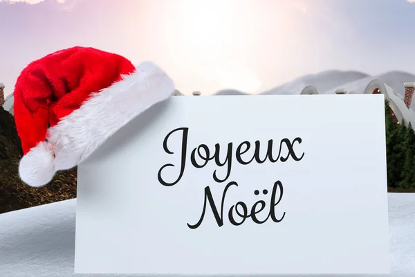 Obraz kompozytowy joyeux Noel — Zdjęcie stockowe