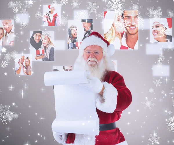 Babbo Natale ha una lista — Foto Stock