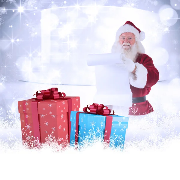 Babbo Natale ha una lista — Foto Stock