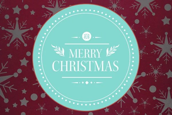 Banner en logo zeggen merry christmas — Stockfoto