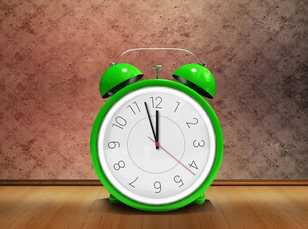 Alarm clock counting down to twelve — Stock Photo, Image