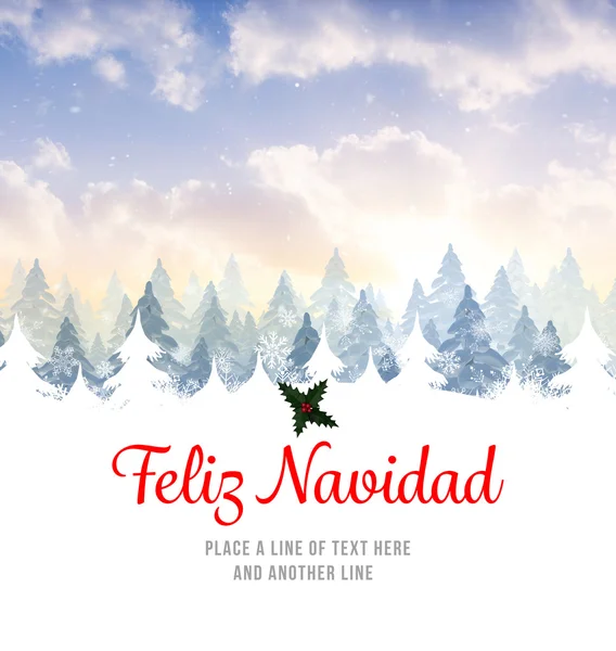 Navidad acebo con bayas rojas — Foto de Stock