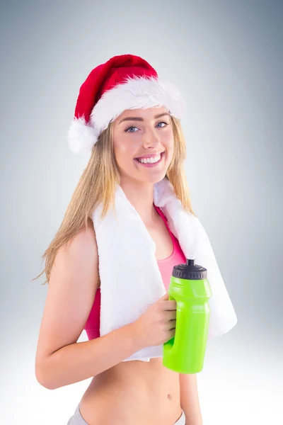 Fit blonde smiling at camera — Stock Photo, Image