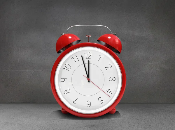 Alarm clock counting down to twelve — Stock Photo, Image