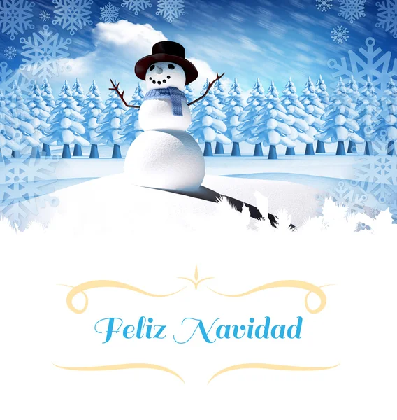 Imagen compuesta de la tarjeta de felicitación de Navidad —  Fotos de Stock