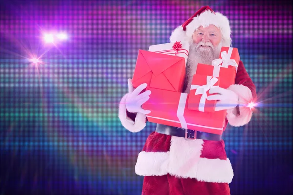 Santa carries few presents — Stock Photo, Image