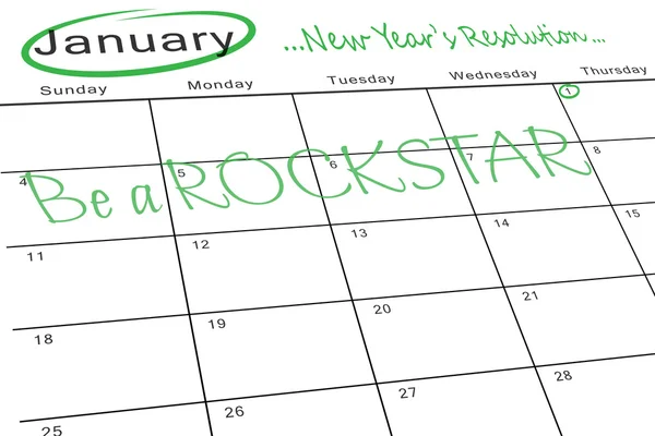 Samengestelde afbeelding van nieuwe jaar resolutie — Stockfoto