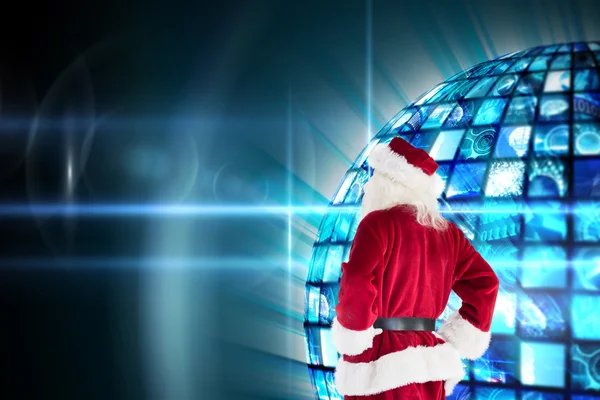 Santa looks away from the camera — Stock Photo, Image