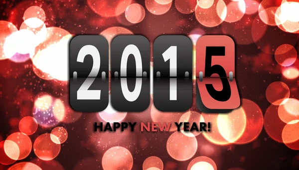 Composite image of happy new year 2015 — Stock Photo, Image