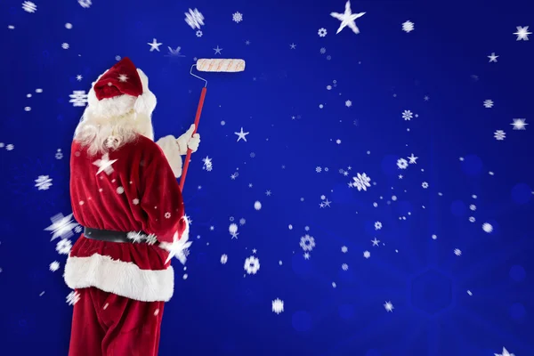 Santa has globe — Stock Photo, Image