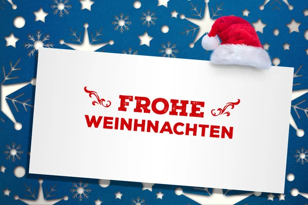 Composite image of frohe weinhnachten — Stock Photo, Image