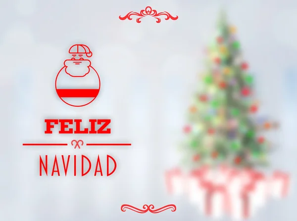 Feliz navidad bandeira — Fotografia de Stock