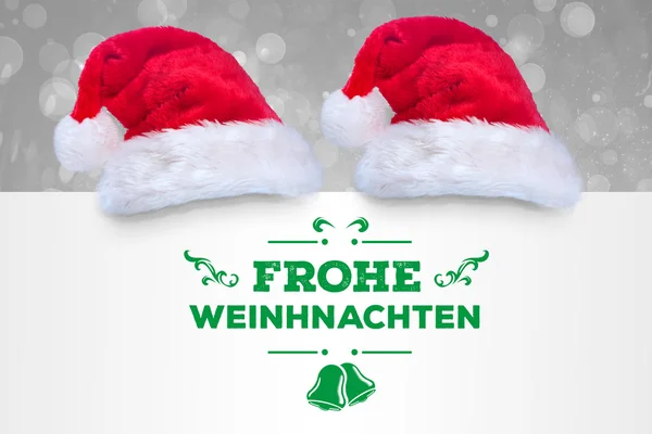 Composite image of frohe weinhnachten — Stock Photo, Image