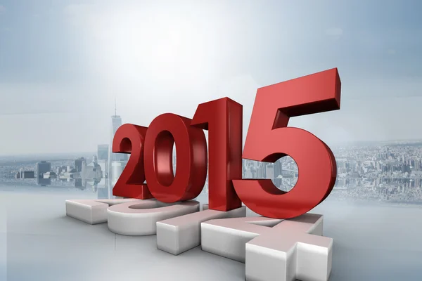 Immagine composita del 2014 e 2015 — Foto Stock