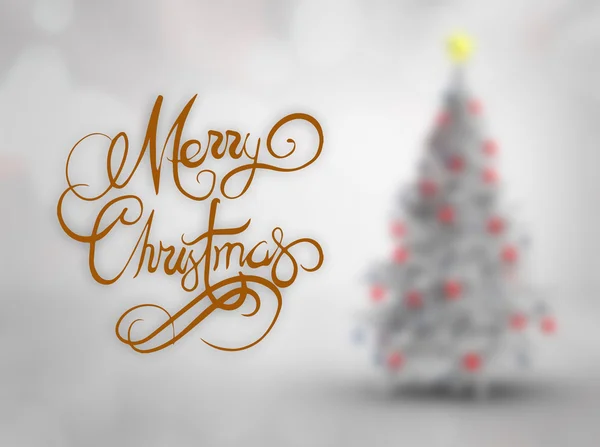 Merry christmas message — Stock Photo, Image