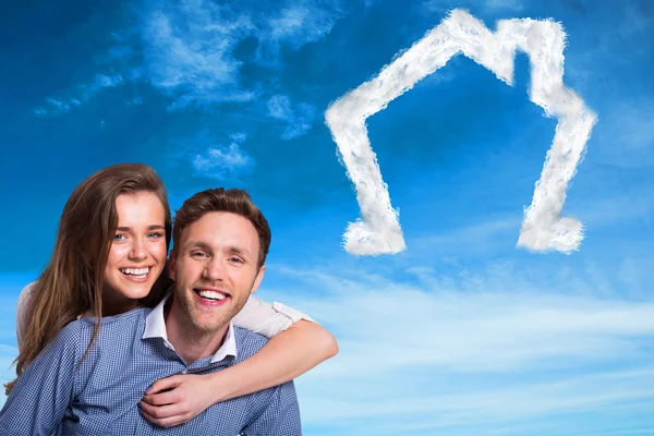 Close up of happy young couple — Stock Photo, Image