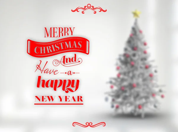 Logo wishing merry christmas — Stock Photo, Image