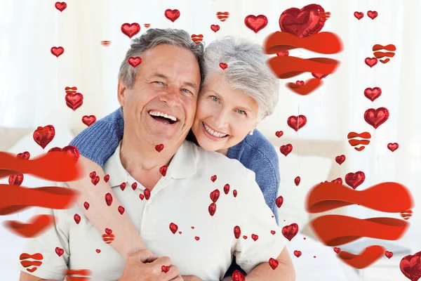 Senior couple looking at camera — Stock Photo, Image