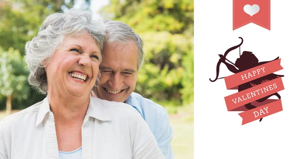 Happy mature couple laughing — Stock Photo, Image