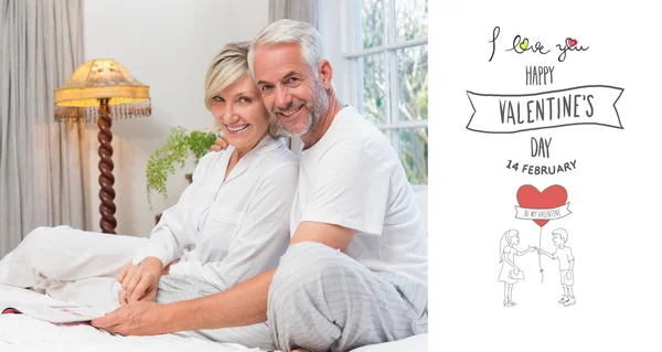 Portrait of a relaxed happy mature couple — Stock Photo, Image