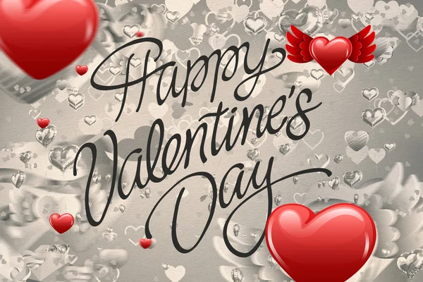 Samengestelde afbeelding van Valentijnskaarten bericht — Stockfoto