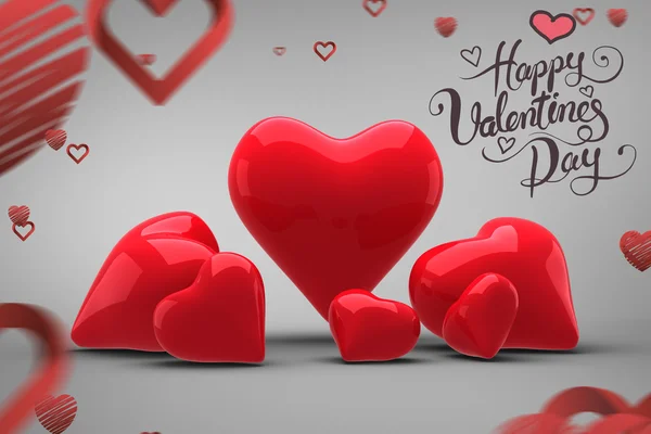 Imagen compuesta del feliz día de San Valentín —  Fotos de Stock