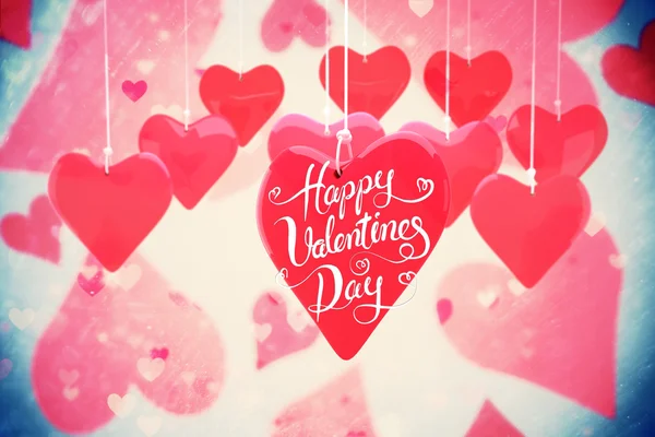 Composite image of happy valentines day — Stock Photo, Image