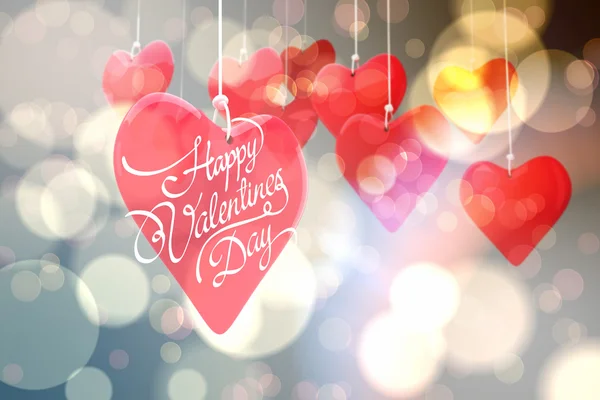 Immagine composita di felice giorno di San Valentino — Foto Stock