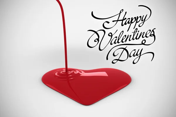 Composite image of happy valentines day — Stock Photo, Image