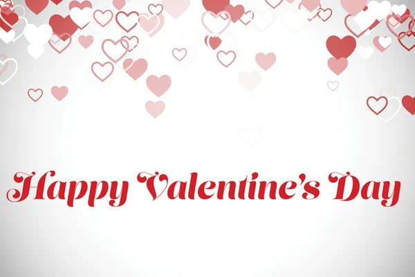 Composite image of cute valentines message — Stock Photo, Image