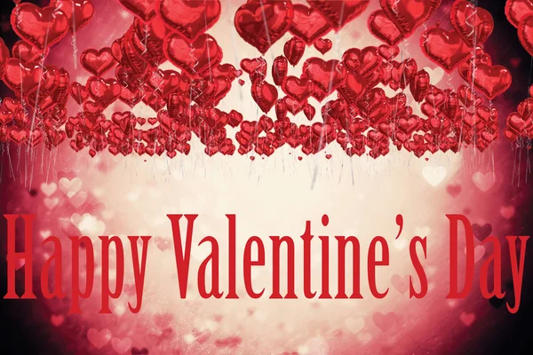 Composite image of cute valentines message — Stock Photo, Image