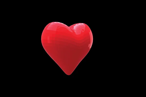 Composite image of red heart — Stock Photo, Image