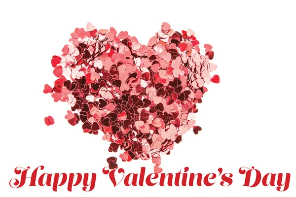 Composite image of valentines confetti — Stock Photo, Image