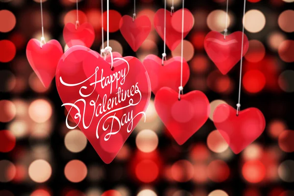 Immagine composita di felice giorno di San Valentino — Foto Stock