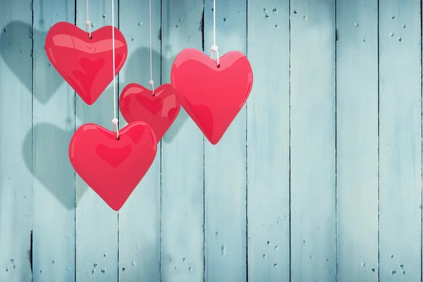 Samengestelde afbeelding van liefde hart — Stockfoto