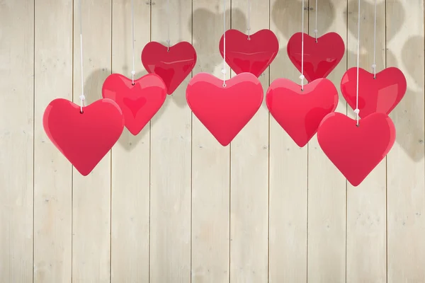 Samengestelde afbeelding van liefde hart — Stockfoto