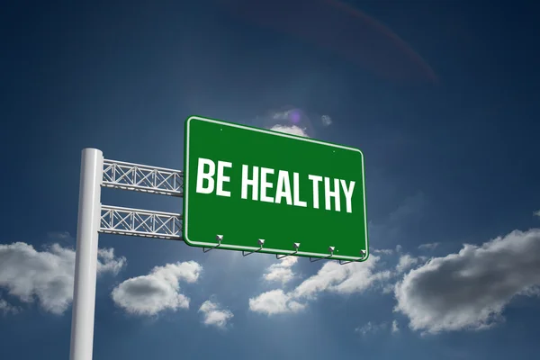 Be healthy against sky — Stock Photo, Image