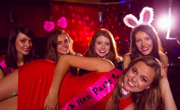 Pretty friends on a hen night — Stock Photo, Image