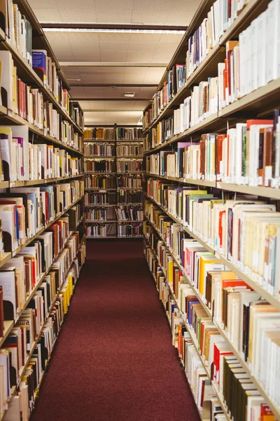 Close up of a bookshelf — Stock Photo, Image