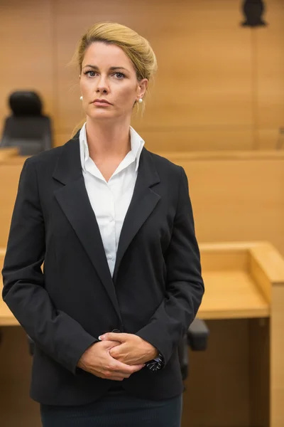 Serious lawyer looking at camera — Stock Photo, Image