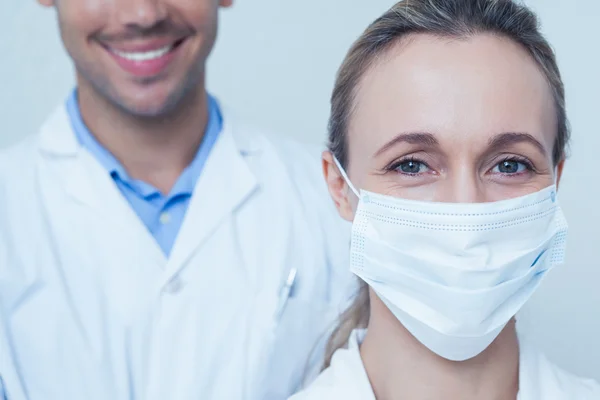 Close up portrait of dentists — Stock Photo, Image