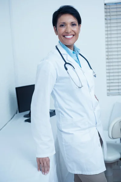 Smiling young female dentist — Stock Photo, Image