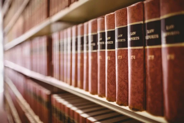 Close up of a lot of law reports Stock Image