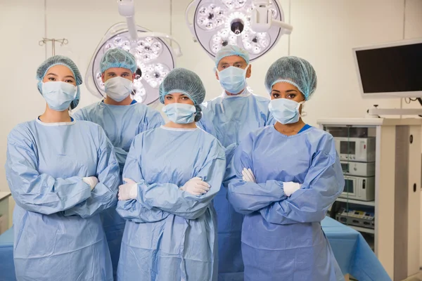 Estudantes de medicina no teatro operacional — Fotografia de Stock