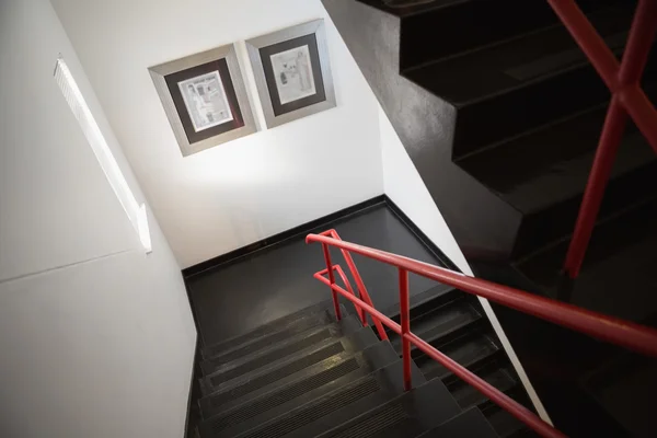 Empty grey stairs — Stock Photo, Image