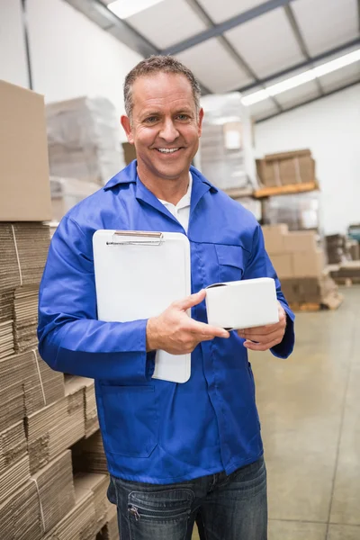 Caja de almacenamiento y portapapeles —  Fotos de Stock